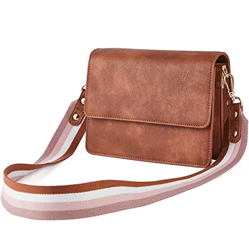 Crossbody Bag in Rough Brown