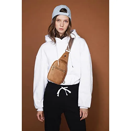 Travel Crossbody Bag in Camel Brown, view 2