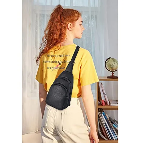 Travel Crossbody Bag in Black, view 2