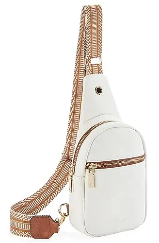 Crossbody Bag in Beige Brown