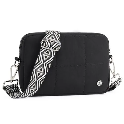 Guitar Strap Crossbody Bag in Black