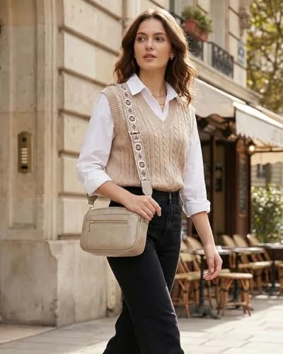 Small Crossbody Bag in Light Brown, view 2
