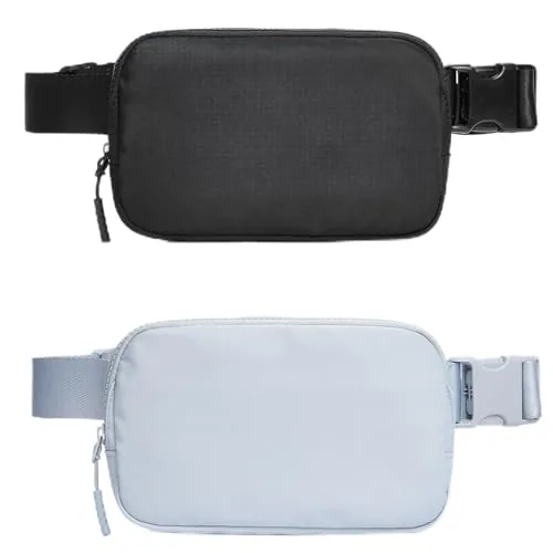 Belt Bag in Black or Grey Blue