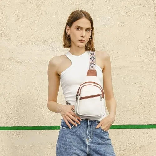 Sling Bag in Beige Brown, view 2