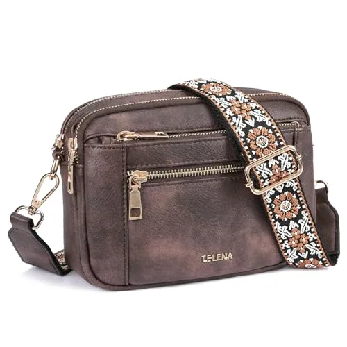 Small Crossbody Bag in Coffee