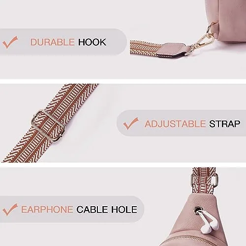 Sling Bag in Pink, view 4