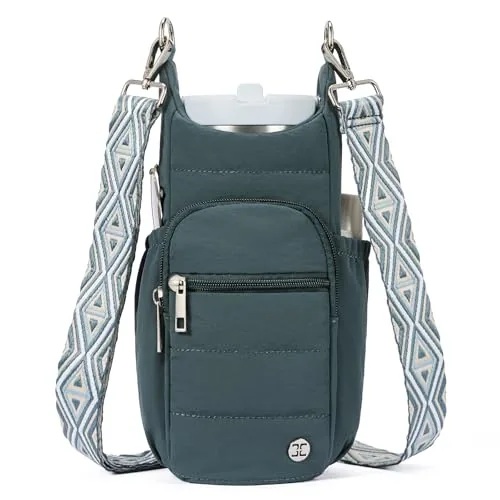 RFID Bottle Sling in Green