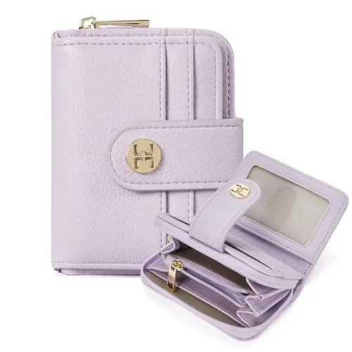 Small RFID Card Wallet in Purple