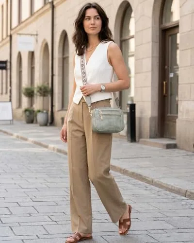 Small Crossbody Bag in Twilight Grey, view 2