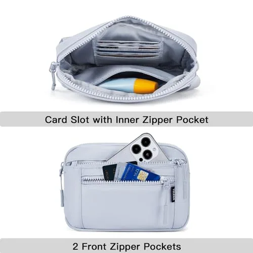 Belt Bag in Light Grey, view 3