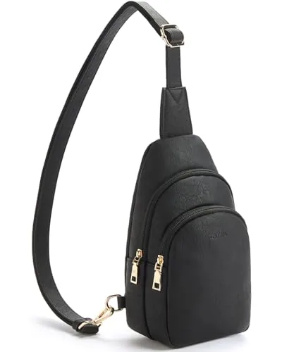 Travel Crossbody Bag in Black