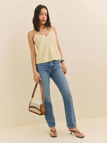 Shoulder Bag in Beige & Brown, view 3