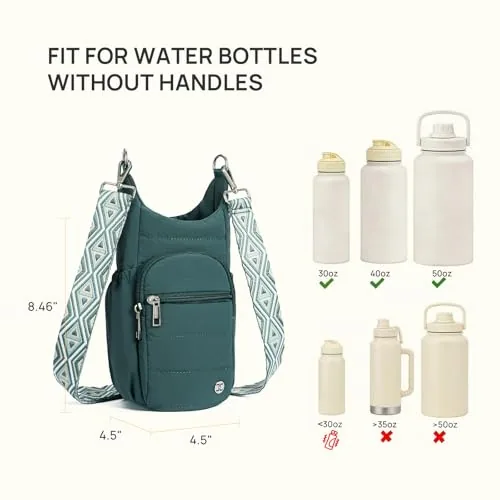 RFID Bottle Sling in Green, view 3