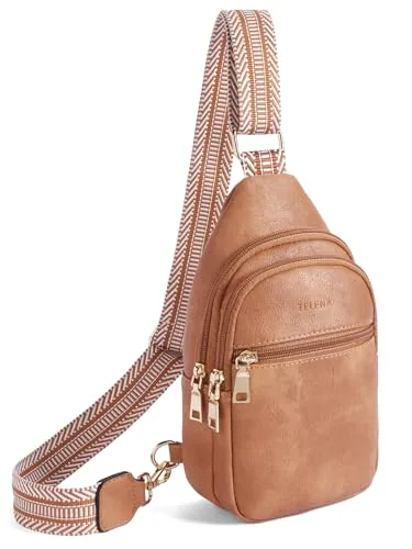 Sling Bag in Camel Brown