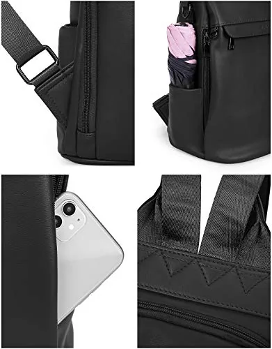 Travel Backpack in Black, view 4