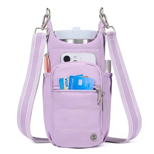 RFID Bottle Sling in Purple