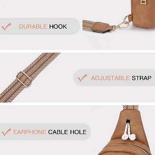 Travel Crossbody Bag in Camel Brown, view 4