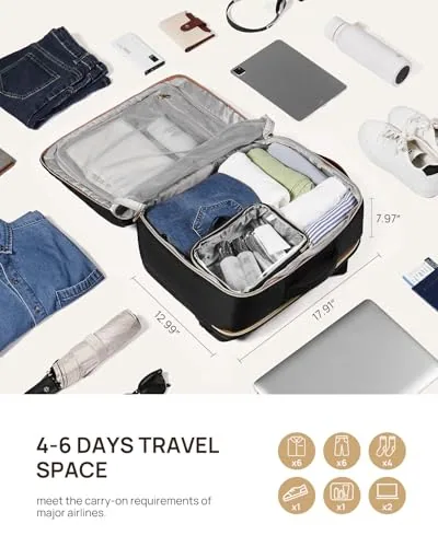 Travel Backpack in Black Brown, view 4